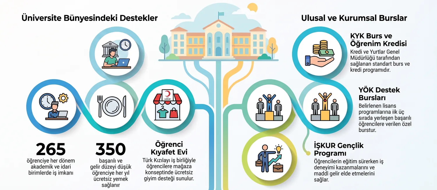 Burs ve maddi destek imkanları