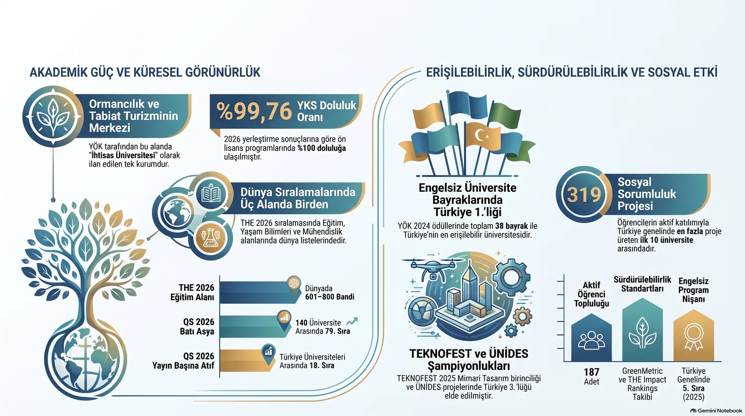 Akademik başarılar ve sıralamalar